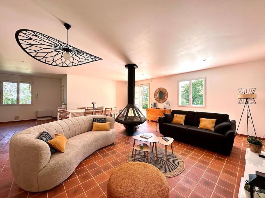 Maison Avec Piscine Caro  المظهر الخارجي الصورة